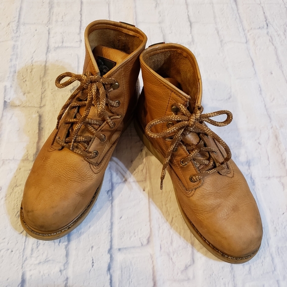 Georgia Boot Other - Georgia Men’s 6" Wedge Boots!! 5 Eyelet soft toe Sz. 13 Wide